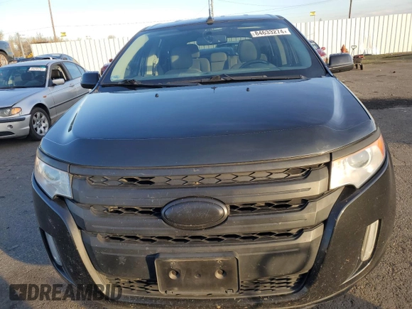 2014 Ford Edge SEL with VIN 2FMDK3J95EBA00071, listed as a Copart auction lot 84633274 with 176,320 mi miles and Clean Title. Bid and sale history available at carsss.com. Image 5.