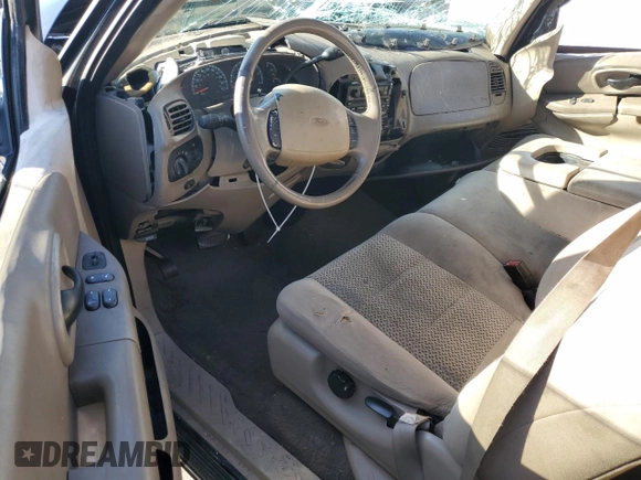 2002 Ford F-150 XL with VIN 1FTRX17W52NB83825, listed as a Copart auction lot 85794444 with 0 mi miles and Salvage Title. Bid and sale history available at carsss.com. Image 8.