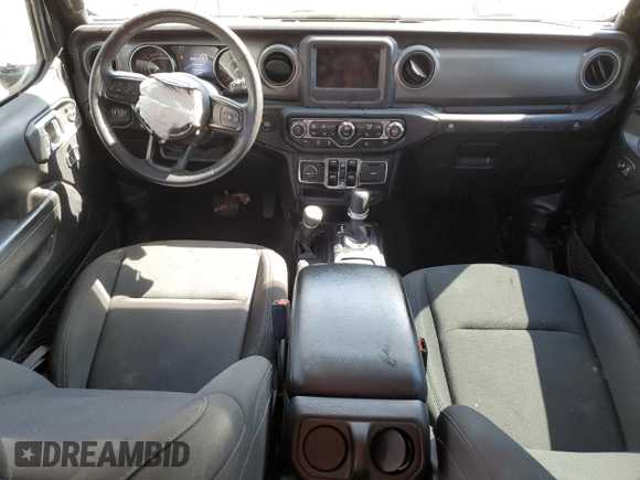 2022 Jeep Wrangler Unlimited Willys with VIN 1C4HJXDMXNW254583, listed as a Copart auction lot 70820684 with 42,931 mi miles and Salvage Title. Bid and sale history available at DreamBid. Image 8.