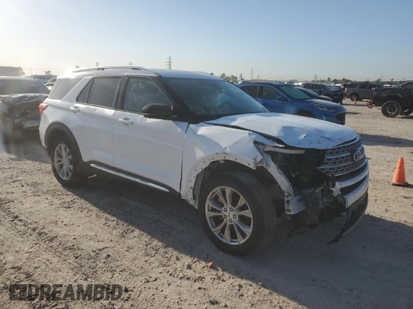 2022 Ford Explorer Limited with VIN 1FMSK7FH3NGA64018, listed as a Copart auction lot 51852355 with 54,665 mi miles and Salvage Title. Bid and sale history available at carsss.com. Image 4.