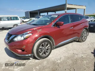 2017 Nissan Murano Platinum with VIN 5N1AZ2MG7HN187311, listed as a Copart auction lot 56633115 with 51,054 mi miles and Salvage title. Bid and sale history available at DreamBid. Image 1.