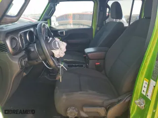 2018 Jeep Wrangler Unlimited Sport S with VIN 1C4HJXDG8JW272536, listed as a Copart auction lot 48490415 with 95,803 mi miles and Salvage Title. Bid and sale history available at carsss.com. Image 7.