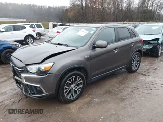 2018 Mitsubishi Outlander Sport ES 2.0 with VIN JA4AR3AU9JU017574, listed as a IAAI auction lot 41044910 with 123,386 mi miles. Bid and sale history available at carsss.com. Image 17.