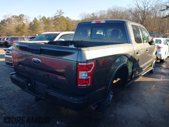 2019 Ford F-150 XL with VIN 1FTEW1E55KFD39996, listed as a IAAI auction lot 41327273 with 28,220 mi miles. Bid and sale history available at carsss.com. Image 4.