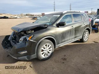 2017 Nissan Rogue SL with VIN 5N1AT2MV5HC731848, listed as a Copart auction lot 42745905 with 136,042 mi miles and Salvage Title. Bid and sale history available at carsss.com. Image 1.