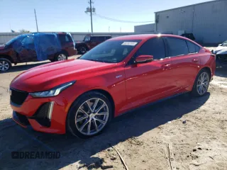 2020 Cadillac CT5 V-Series with VIN 1G6DV5RW1L0128634, listed as a Copart auction lot 88762745 with 38,189 mi miles and Salvage Title. Bid and sale history available at carsss.com. Image 1.