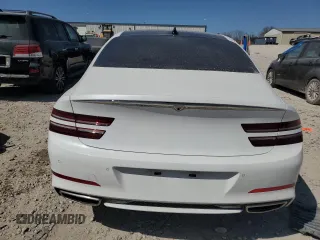 2024 Genesis G80 2.5T z VIN KMTGB4SC8RU225801, wystawiony jako Copart lot #48761985 z przebiegiem 12 844 mil mil oraz Szkody całkowita. Historia ofert i sprzedaży dostępna na DreamBid. Obrazek 6.