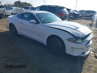 2019 Ford Mustang EcoBoost with VIN 1FA6P8TH7K5151242, listed as a IAAI auction lot 41530579 with 91,002 mi miles and . Bid and sale history available at carsss.com. Image 1.