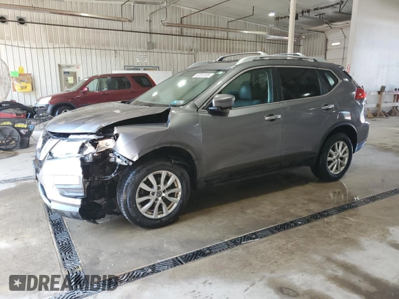 2017 Nissan Rogue SV with VIN 5N1AT2MV5HC740744, listed as a Copart auction lot 60553305 with 108,241 mi miles and Salvage title. Bid and sale history available at DreamBid. Image 1.