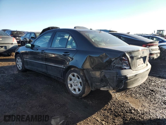 2006 Mercedes-Benz C 280 Luxury with VIN WDBRF92H76F786736, listed as a Copart auction lot 89199295 with 99,496 mi miles and Salvage Title. Bid and sale history available at DreamBid. Image 2.