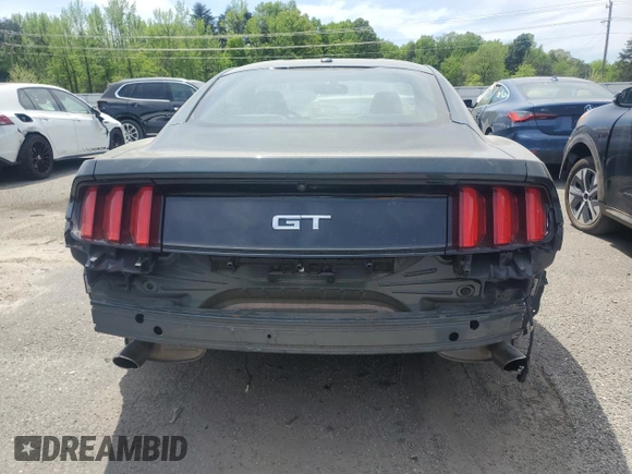 2016 Ford Mustang GT with VIN 1FA6P8CF9G5335846, listed as a Copart auction lot 52853965 with 60,043 mi miles and Salvage title. Bid and sale history available at DreamBid. Image 6.