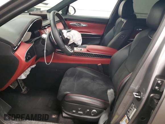 2022 Genesis GV70 Sport z VIN KMUMCDTC5NU041548, wystawiony jako Copart lot #43060725 z przebiegiem Nie podano mil oraz Szkoda całkowita • Salvage title. Historia ofert i sprzedaży dostępna na DreamBid. Obrazek 7.