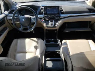 2021 Honda Odyssey EX-L with VIN 5FNRL6H79MB043486, listed as a Copart auction lot 51002515 with 47,998 mi miles and Salvage Title. Bid and sale history available at DreamBid. Image 8.