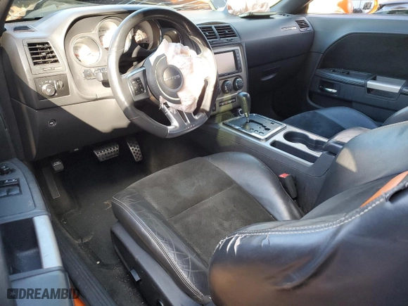 2012 Dodge Challenger SRT8 392 with VIN 2C3CDYCJ7CH157002, listed as a Copart auction lot 48034975 with 0 mi miles and Salvage Title. Bid and sale history available at carsss.com. Image 8.