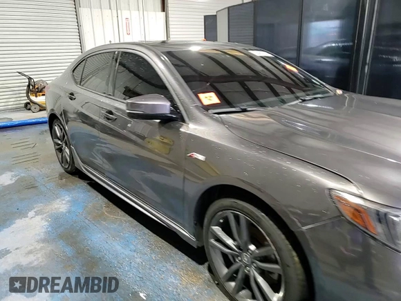2020 Acura TLX w/A-Spec Pkg with VIN 19UUB1F6XLA000519, listed as a Copart auction lot 55957325 with Not provided miles and Non repairable. Bid and sale history available at DreamBid. Image 14.