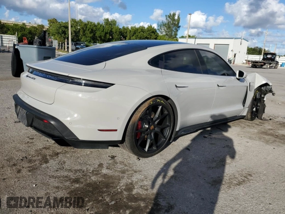 2023 Porsche Taycan GTS with VIN WP0AD2Y1XPSA47197, listed as a Copart auction lot 75230133 with 15,292 mi miles and . Bid and sale history available at DreamBid. Image 3.