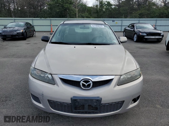 2007 Mazda 6 i Touring with VIN 1YVHP80C375M48554, listed as a Copart auction lot 61789634 with 105,250 mi miles and Clean Title. Bid and sale history available at DreamBid. Image 5.