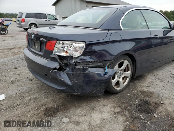 2008 BMW 3 Series 328i with VIN WBAWR33558P151599, listed as a Copart auction lot 82855743 with 119,457 mi miles and Salvage Title. Bid and sale history available at carsss.com. Image 9.