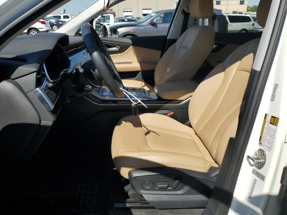 2020 Audi Q7 Premium with VIN WA1AJAF72LD011195, listed as a Copart auction lot 59028624 with 40,529 mi miles and Salvage Title. Bid and sale history available at carsss.com. Image 7.