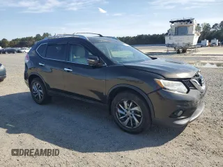 2015 Nissan Rogue SL with VIN 5N1AT2MV0FC812043, listed as a Copart auction lot 50806865 with 173,793 mi miles and Salvage title. Bid and sale history available at DreamBid. Image 4.