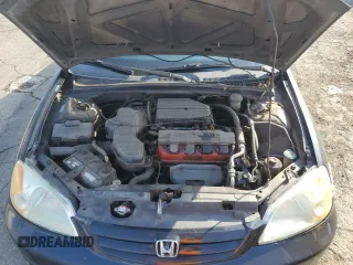 2001 Honda Civic DX with VIN 2HGES16271H566802, listed as a Copart auction lot 43362825 with 238,734 mi miles and Clean Title. Bid and sale history available at carsss.com. Image 11.