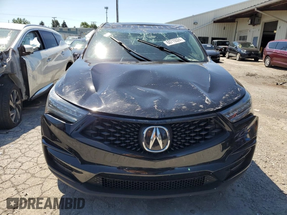 2021 Acura RDX w/A-Spec Package with VIN 5J8TC2H69ML039412, listed as a Copart auction lot 60715524 with Not Provided miles and Salvage Title. Bid and sale history available at carsss.com. Image 5.