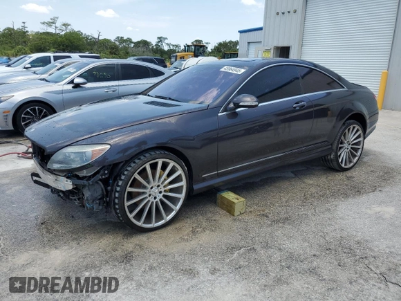 2008 Mercedes-Benz CL-Class V8 with VIN WDDEJ71X58A017217, listed as a Copart auction lot 45964945 with 229,474 mi miles and Salvage Title. Bid and sale history available at carsss.com. Image 1.