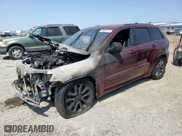 2018 Jeep Grand Cherokee High Altitude with VIN 1C4RJFCM5JC470739, listed as a Copart auction lot 63892274 with 0 mi miles and Salvage Title. Bid and sale history available at carsss.com. Image 1.