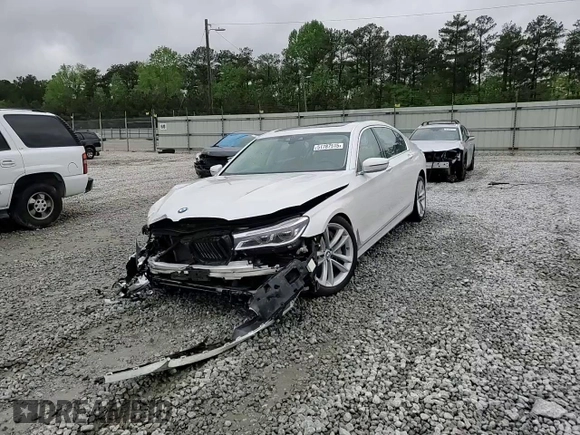 2018 BMW 7 Series 750i with VIN WBA7F0C53JGM22614, listed as a Copart auction lot 51787515 with Not Provided miles and Salvage Title. Bid and sale history available at carsss.com. Image 13.
