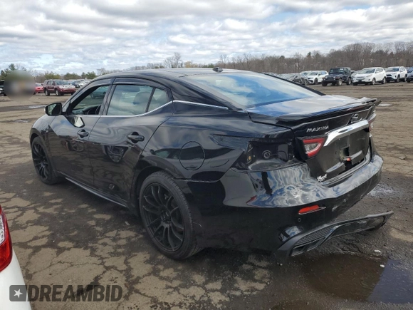 2020 Nissan Maxima SR with VIN 1N4AA6EV8LC381971, listed as a Copart auction lot 49859545 with 65,169 mi miles and Salvage Title. Bid and sale history available at DreamBid. Image 2.