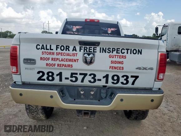 2014 Ram 2500 Longhorn с VIN 3C6UR5GL1EG152139, выставлен на аукционе Copart как лот 61852765 с пробегом 166 553 миль миль и Списание • Salvage title. История ставок и продаж доступна на DreamBid. Изображение 6.