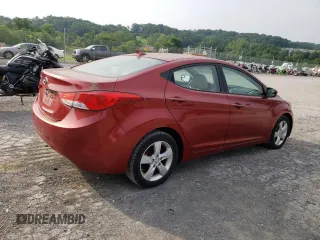2011 Hyundai Elantra GLS with VIN KMHDH4AE1BU098653, listed as a Copart auction lot 61026235 with 142,046 mi miles and Clean title. Bid and sale history available at DreamBid. Image 3.