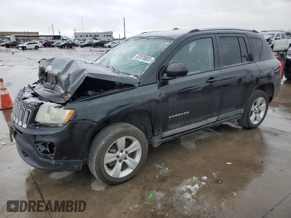 2011 Jeep Compass with VIN 1J4NT1FAXBD138041, listed as a Copart auction lot 87870855 with 184,549 mi miles and Clean Title. Bid and sale history available at carsss.com. Image 1.