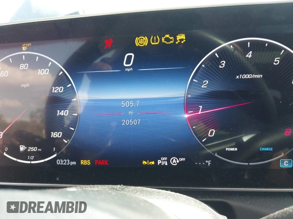 2023 Mercedes-Benz C 300 with VIN W1KAF4HB9PR091359, listed as a IAAI auction lot 41635990 with 20,507 mi miles and . Bid and sale history available at DreamBid. Image 7.