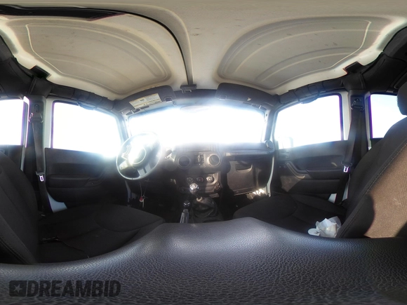 2017 Jeep Wrangler Unlimited Sport with VIN 1C4HJWDG1HL580136, listed as a IAAI auction lot 41193905 with 63,875 mi miles. Bid and sale history available at carsss.com. Image 18.