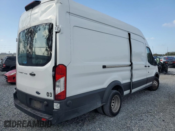 2019 Ford Transit with VIN 1FTWS4XM6KKA39266, listed as a Copart auction lot 86331414 with 117,882 mi miles and Salvage Title. Bid and sale history available at DreamBid. Image 3.