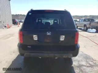 2004 Honda Pilot EX with VIN 2HKYF184X4H505843, listed as a Copart auction lot 50374245 with 237,863 mi miles and Salvage Title. Bid and sale history available at carsss.com. Image 6.