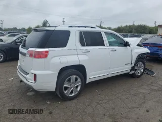2017 GMC Terrain Denali z VIN 2GKALREK9H6278431, wystawiony jako Copart lot #72259544 z przebiegiem Nie podano mil oraz Szkoda całkowita • Salvage title. Historia ofert i sprzedaży dostępna na DreamBid. Obrazek 3.