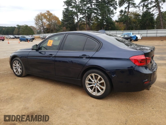 2017 BMW 3 Series 320i with VIN WBA8E1G30HNU16216, listed as a Copart auction lot 84441974 with 0 mi miles and Salvage Title. Bid and sale history available at carsss.com. Image 2.