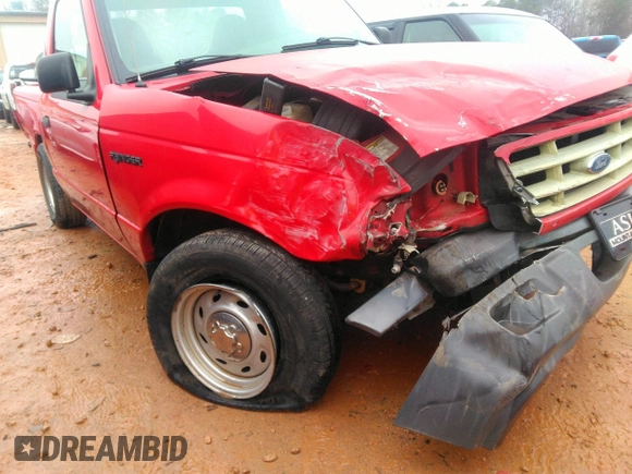 2001 Ford Ranger XL with VIN 1FTYR10C11TA11520, listed as a IAAI auction lot 41226422 with 170,792 mi miles. Bid and sale history available at carsss.com. Image 6.