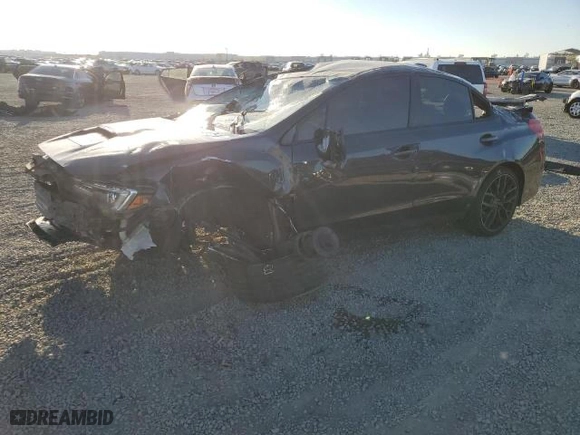 2018 Subaru WRX STI with VIN JF1VA2M6XJ9833689, listed as a Copart auction lot 42652715 with 82,554 mi miles and Salvage Title. Bid and sale history available at carsss.com. Image 1.