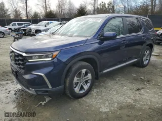 2023 Honda Pilot EX-L 8 Passenger with VIN 5FNYG1H41PB046802, listed as a Copart auction lot 45843375 with 37,558 mi miles and Salvage Title. Bid and sale history available at carsss.com. Image 1.