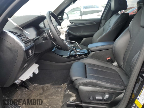 2023 BMW X3 xDrive30i with VIN 5UX53DP07P9S81101, listed as a Copart auction lot 50319775 with 12,378 mi miles and Salvage Title. Bid and sale history available at carsss.com. Image 7.