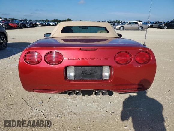 2001 Chevrolet Corvette with VIN 1G1YY32G615115318, listed as a Copart auction lot 74469944 with 0 mi miles and Salvage Title. Bid and sale history available at carsss.com. Image 6.