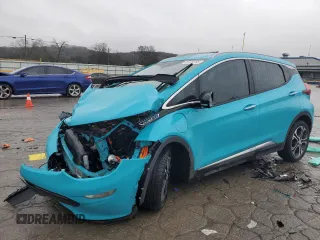 2020 Chevrolet Bolt EV Premier with VIN 1G1FZ6S05L4120611, listed as a Copart auction lot 45581975 with 51,860 mi miles and Salvage Title. Bid and sale history available at carsss.com. Image 1.