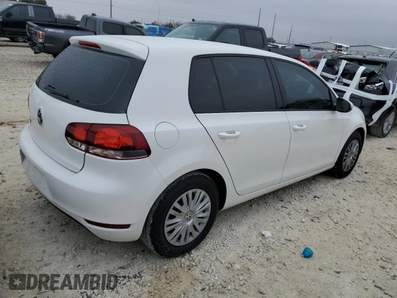 2012 Volkswagen Golf w/Conv & Sunroof z VIN WVWDB7AJ5CW165216, wystawiony jako Copart lot #84391624 z przebiegiem 38 886 mil mil oraz Szkoda całkowita • Salvage title. Historia ofert i sprzedaży dostępna na DreamBid. Obrazek 3.