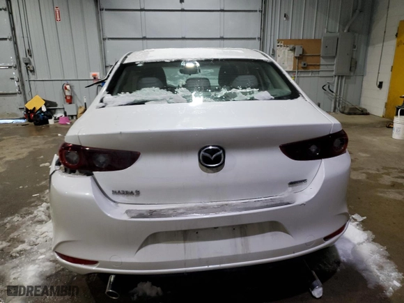 2022 Mazda Mazda3 Sedan Carbon Edition with VIN 3MZBPACL7NM317176, listed as a Copart auction lot 45314715 with 0 mi miles and Salvage Title. Bid and sale history available at carsss.com. Image 6.