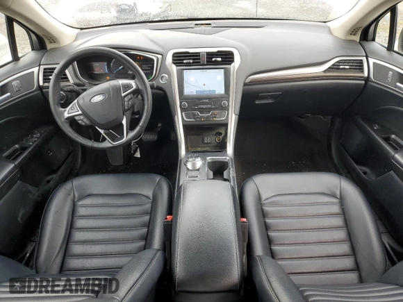2020 Ford Fusion Hybrid SEL with VIN 3FA6P0MU8LR189560, listed as a Copart auction lot 76598364 with 57,443 mi miles and Salvage Title. Bid and sale history available at carsss.com. Image 8.