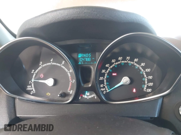 2017 Ford Fiesta Titanium with VIN 3FADP4FJ6HM139455, listed as a IAAI auction lot 41533050 with 104,788 mi miles and . Bid and sale history available at DreamBid. Image 7.