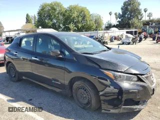 2018 Nissan LEAF S with VIN 1N4AZ1CP7JC304506, listed as a Copart auction lot 49539735 with 101,065 mi miles and Salvage Title. Bid and sale history available at DreamBid. Image 4.